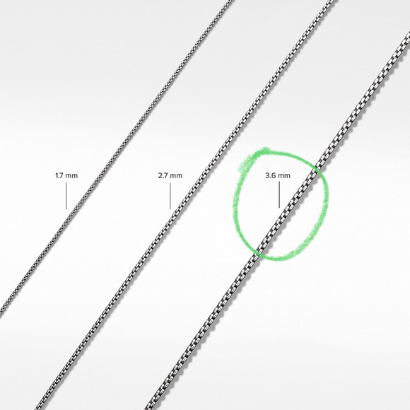 David Yurman Box Chain Necklace 72” - Picture 5 of 12